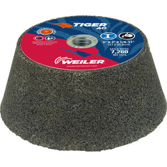 Weiler - Tool & Cutter Grinding Wheels; Wheel Type: Type 11 ; Superabrasive Wheel Type Number: Type 11A1 ; Wheel Diameter (Inch): 5 ; Hole Size (Inch): 5/8 ; Hole Thread Size: 5/8-11 ; Overall Thickness (Inch): 2 - Exact Industrial Supply