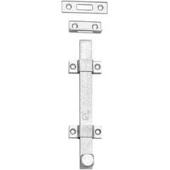 Rockwood - Slide Bolts; Length (Inch): 2 ; Width (Inch): 6 ; Finish/Coating: Satin Chrome - Exact Industrial Supply