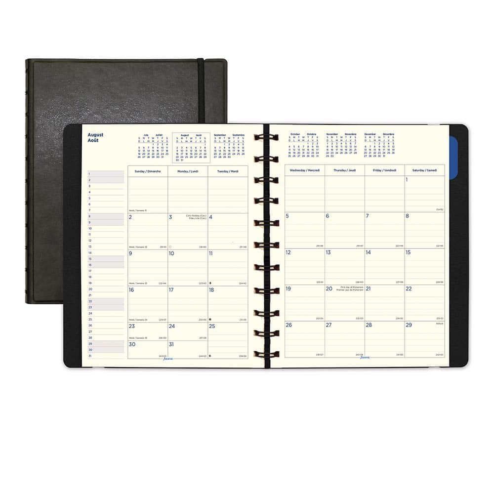 FiloFax - Note Pads, Writing Pads & Notebooks Writing Pads & Notebook Type: Appointment Book Size: 10-7/8 x 8-1/2 - Industrial Tool & Supply