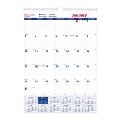 Brownline - Note Pads, Writing Pads & Notebooks Writing Pads & Notebook Type: Wall Calendar Size: 12 x 17 - Industrial Tool & Supply