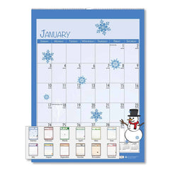 House of Doolittle - Note Pads, Writing Pads & Notebooks Writing Pads & Notebook Type: Wall Calendar Size: 12 x 16-1/2 - Industrial Tool & Supply