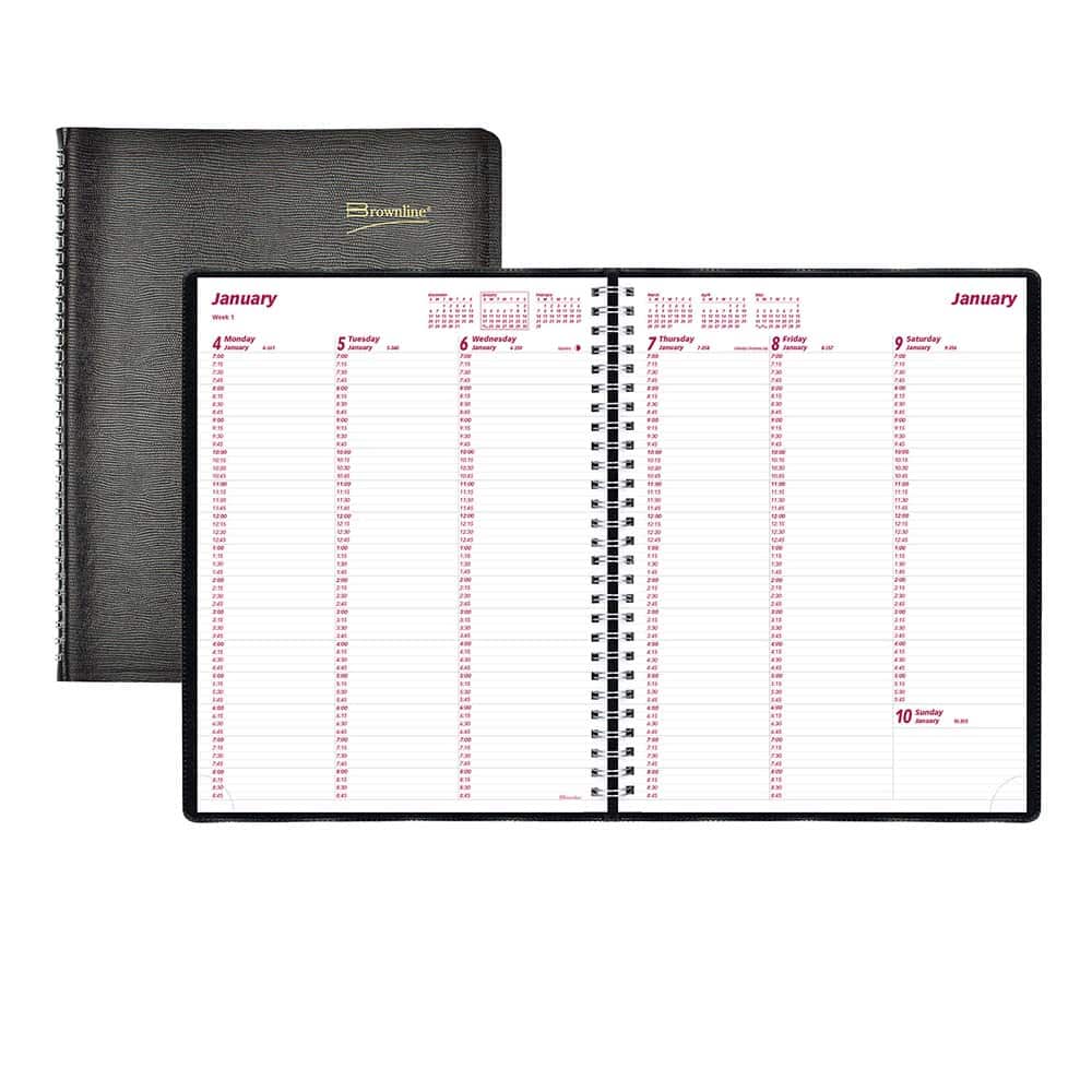 Brownline - Note Pads, Writing Pads & Notebooks Writing Pads & Notebook Type: Appointment Book Size: 8-1/2 X 11 - Industrial Tool & Supply