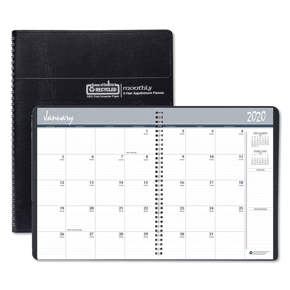 House of Doolittle - Note Pads, Writing Pads & Notebooks Writing Pads & Notebook Type: Appointment Book Size: 6-7/8 x 8-3/4 - Industrial Tool & Supply
