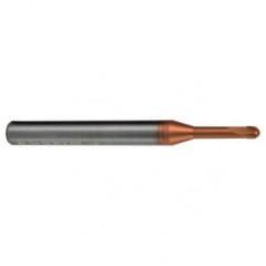 1.4mmTuffCut DM 2 FL BN ALtima 52 coated CC End Mill12mmNeck lgth - Industrial Tool & Supply