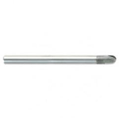 2mm TuffCut DM 2 Fl Ball Nose ALtima 52 Coated Center Cutting End Mill - Industrial Tool & Supply
