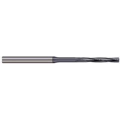 Harvey Tool - 0.8mm Diam 4-Flute Straight Shank Helical Flute Solid Carbide Chucking Reamer