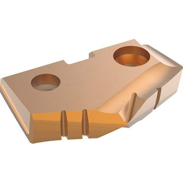 Allied Machine and Engineering - 1-1/4" Diam x 3/16" Thick, Seat Code 2, 132° Included Angle Spade Drill Insert - AM300 Coated, Carbide, Grade K35, Series GEN2 T-A - Industrial Tool & Supply