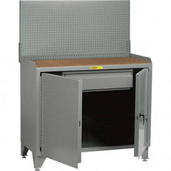 Little Giant - Stationary Workstations Type: Security Workstation Width (Inch): 36 - Industrial Tool & Supply