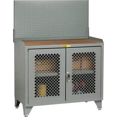 Little Giant - Stationary Workstations Type: Security Workstation Width (Inch): 48 - Industrial Tool & Supply