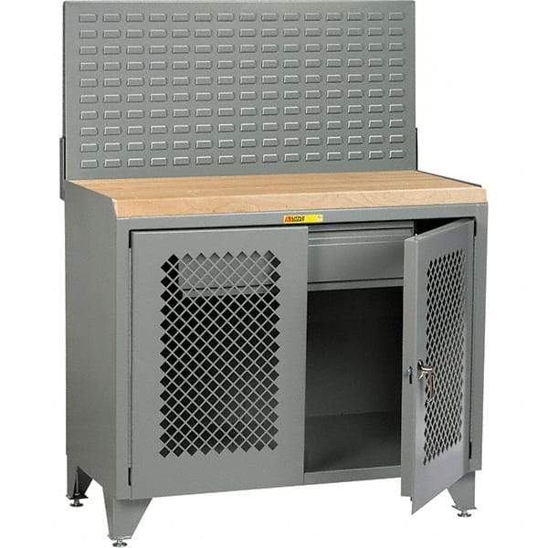 Little Giant - Stationary Workstations Type: Security Workstation Width (Inch): 48 - Industrial Tool & Supply