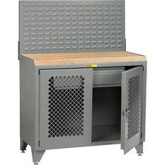 Little Giant - Stationary Workstations Type: Security Workstation Width (Inch): 48 - Industrial Tool & Supply