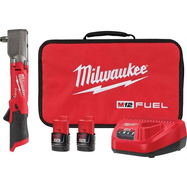 Milwaukee Tool - Cordless Impact Wrenches & Ratchets Voltage: 12.0 Drive Size (Inch): 1/2 - Industrial Tool & Supply