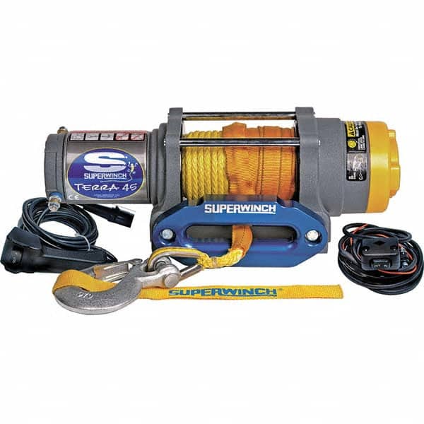 Superwinch - Automotive Winches Type: DC Electric Winch Pull Capacity (Lb.): 4,000 (Pounds) - Industrial Tool & Supply