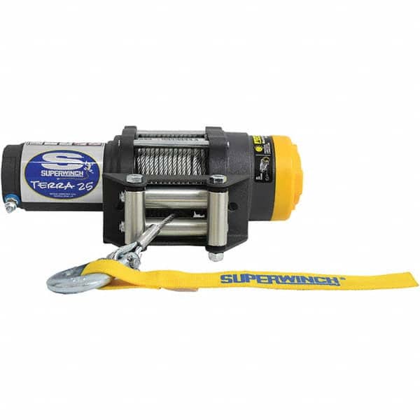 Superwinch - Automotive Winches Type: DC Electric Winch Pull Capacity (Lb.): 2,500 (Pounds) - Industrial Tool & Supply