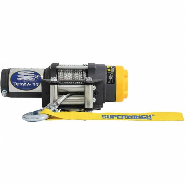 Superwinch - Automotive Winches Type: DC Electric Winch Pull Capacity (Lb.): 3,500 (Pounds) - Industrial Tool & Supply