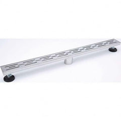 B&K Mueller - Drain Components Type: Flat Grid Drain System Includes: Adapter Coupling; Hook; Strainer - Industrial Tool & Supply