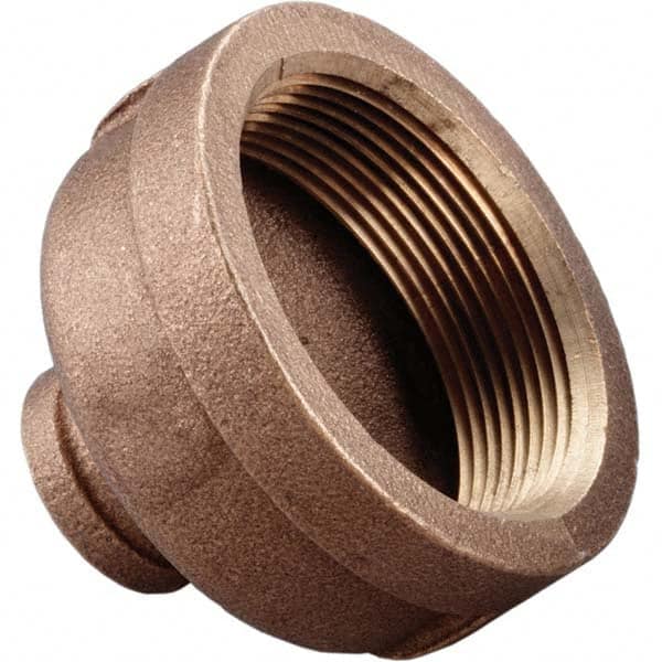 Merit Brass - Brass & Chrome Pipe Fittings Type: Reducing Coupling Fitting Size: 2 x 1 - Industrial Tool & Supply