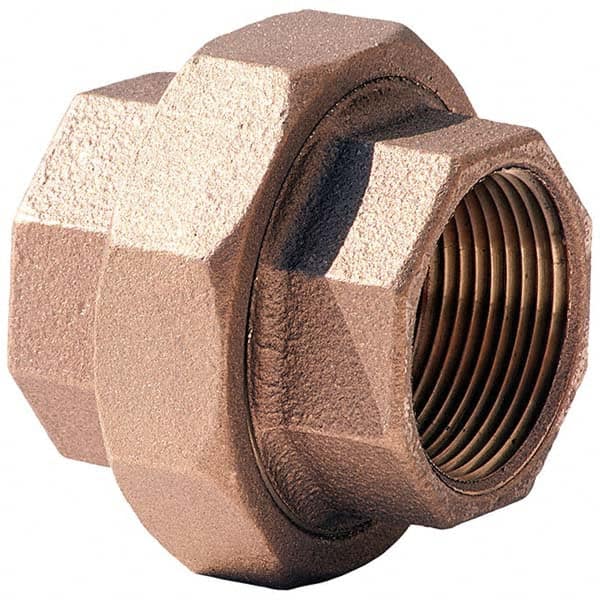 Merit Brass - Brass & Chrome Pipe Fittings Type: Union Fitting Size: 2-1/2 - Industrial Tool & Supply