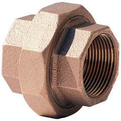 Merit Brass - Brass & Chrome Pipe Fittings Type: Union Fitting Size: 2-1/2 - Industrial Tool & Supply
