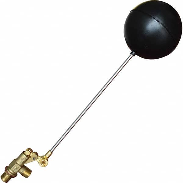 Control Devices - Float Valves Type: Mechanical Style: Angle Pattern-Single Seat - Industrial Tool & Supply