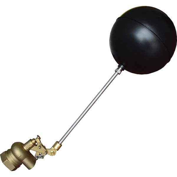 Control Devices - Float Valves Type: Mechanical Style: Angle Pattern-Single Seat - Industrial Tool & Supply