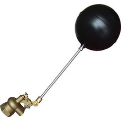 Control Devices - Float Valves Type: Mechanical Style: Angle Pattern-Single Seat - Industrial Tool & Supply