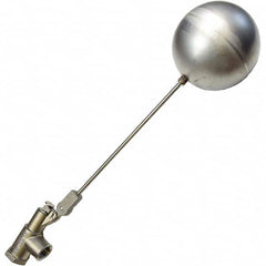 Control Devices - Float Valves Type: Mechanical Style: Angle Pattern-Single Seat - Industrial Tool & Supply