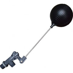 Control Devices - Float Valves Type: Mechanical Style: Angle Pattern-Single Seat - Industrial Tool & Supply
