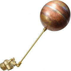 Control Devices - Float Valves Type: Mechanical Style: Angle Pattern-Single Seat - Industrial Tool & Supply