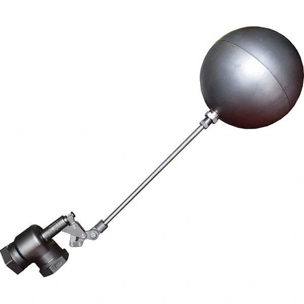 Control Devices - Float Valves Type: Mechanical Style: Angle Pattern-Single Seat - Industrial Tool & Supply