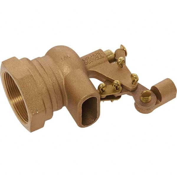 Control Devices - Float Valves Type: Mechanical Style: Angle Pattern-Single Seat - Industrial Tool & Supply