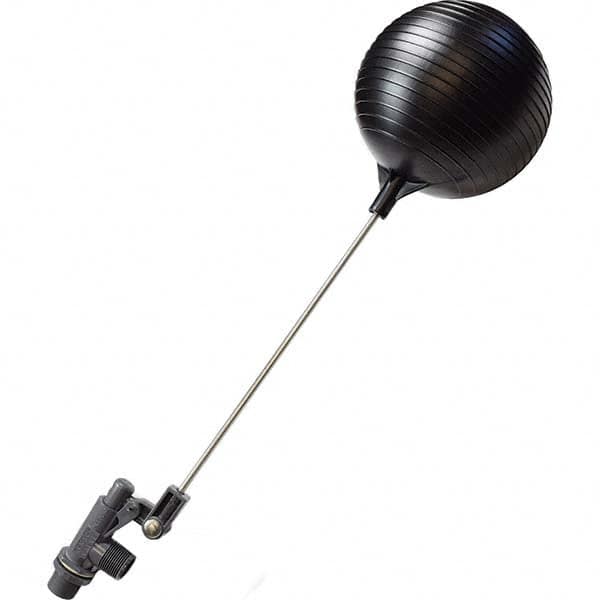 Float Valves; Style: Angle Pattern-Single Seat; Pipe Size: 3/8″; End Connection: MIP; Valve Body Material: Stainless Steel; PVC; GPM @ 50 Psi: 14.00; Float Arm Size: 1/4″ NPT; Style: Angle Pattern-Single Seat