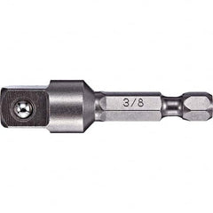 VEGA Industries - Hex Drive Handles, Holders & Extensions Type: Hex Adapter Style: Pin Lock - Industrial Tool & Supply