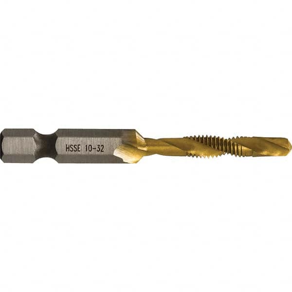 Greenlee - Combination Drill & Tap Sets Minimum Thread Size (Inch): #10-32 Maximum Thread Size (mm): M5x0.80 - Industrial Tool & Supply