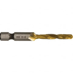 Greenlee - Combination Drill & Tap Sets Minimum Thread Size (Inch): #10-32 Maximum Thread Size (mm): M5x0.80 - Industrial Tool & Supply