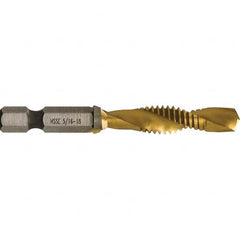 Greenlee - Combination Drill & Tap Sets Minimum Thread Size (Inch): 5/16-18 Maximum Thread Size (mm): M8x1.25 - Industrial Tool & Supply