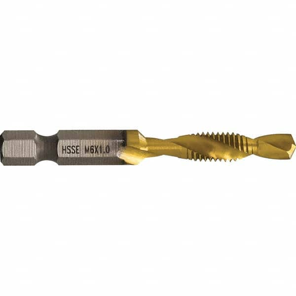 Greenlee - Combination Drill & Tap Sets Minimum Thread Size (mm): M6x1.00 Maximum Thread Size (mm): M6x1.00 - Industrial Tool & Supply