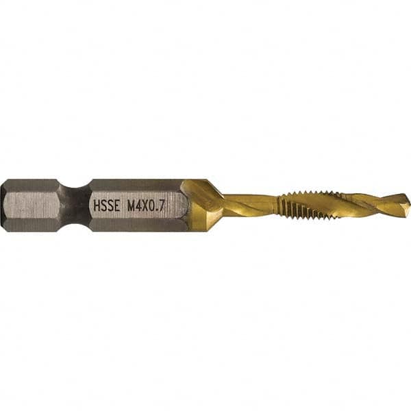 Greenlee - Combination Drill & Tap Sets Minimum Thread Size (mm): M4x0.70 Maximum Thread Size (mm): M4x0.70 - Industrial Tool & Supply