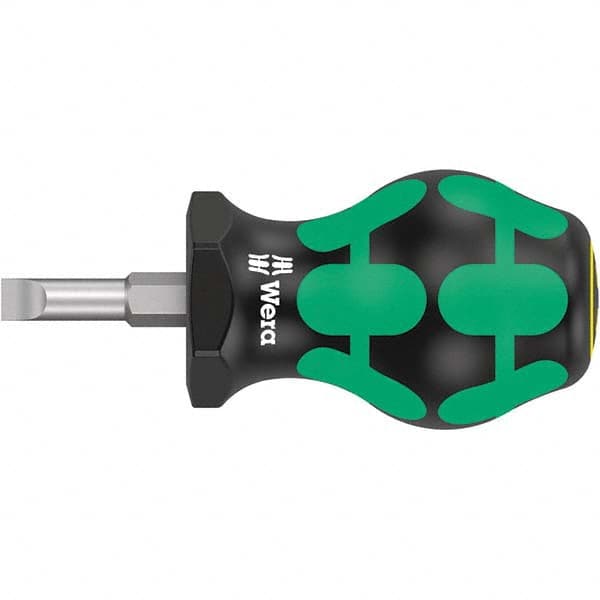 Wera - Slotted Screwdrivers Tool Type: Stubby Overall Length Range: 3" - 6.9" - Industrial Tool & Supply