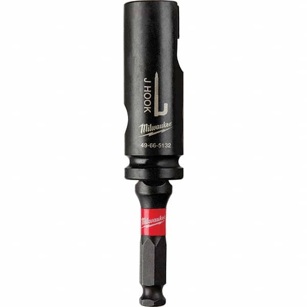Milwaukee Tool - 7/16" Hex Lineman's Utility Socket for Standard Hex/Socket Screws - Industrial Tool & Supply