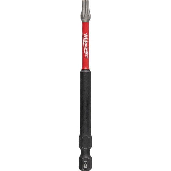 Milwaukee Tool - 1/4" Hex T20 Torx Impact Ready Bit - Industrial Tool & Supply