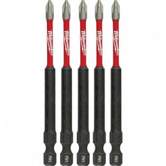 Milwaukee Tool - 1/4" Hex #1 Phillips Impact Ready Bit - Industrial Tool & Supply