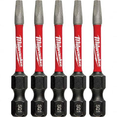Milwaukee Tool - 1/4" Hex #1 Square Impact Ready Bit - Industrial Tool & Supply