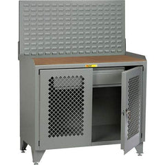 Little Giant - Stationary Workstations Type: Security Workstation Width (Inch): 36 - Industrial Tool & Supply
