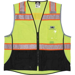 MCR Safety - High Visibility Vests Vest Style: Surveyor's Vest Type: Hi Visibility - Industrial Tool & Supply