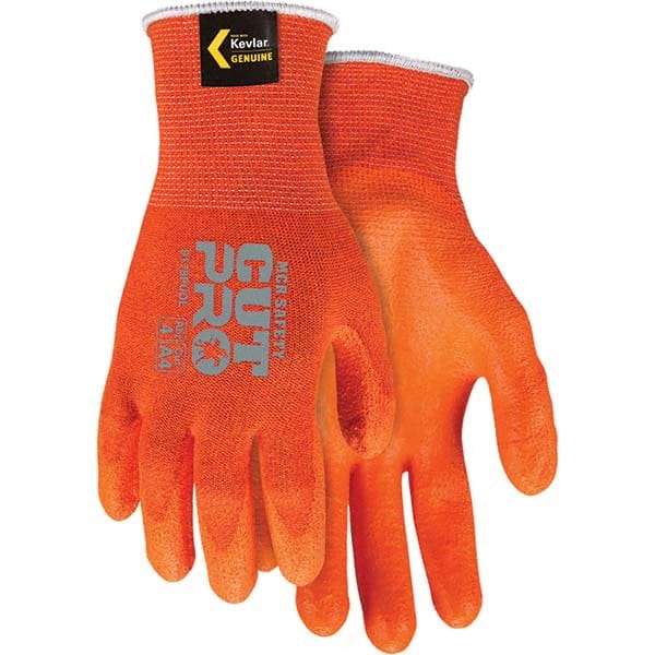 MCR Safety - Size 2XL, ANSI Cut Lvl A4, Polyurethane Coated Cut Resistant Gloves - Industrial Tool & Supply