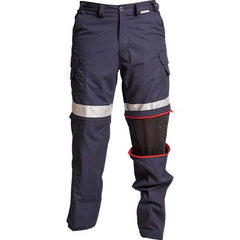 Stanco Safety Products - Navy Polyester & Cotton General Purpose Pants - Industrial Tool & Supply