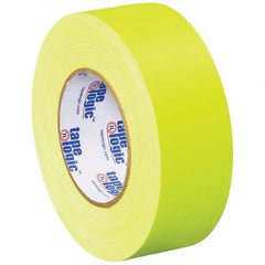 Tape Logic - Pack of (3) 50 Yd Rolls 2" x 11 mil Fluorescent Yellow Rubber Gaffers Tape - Industrial Tool & Supply