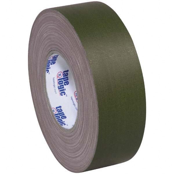 Tape Logic - Pack of (3) 60 Yd Rolls 3" x 11 mil Olive Green Rubber Gaffers Tape - Industrial Tool & Supply