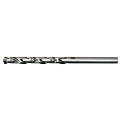 #8 RHS / RHC HSS 135 Degree Split Point NAS907 Type A General Purpose Extended Length Drill - Bright - Exact Industrial Supply
